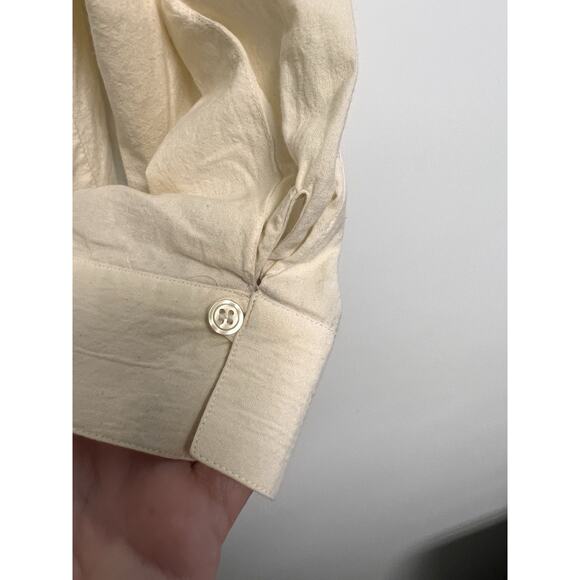 Vintage Victorian Lace Ruffle Cottage Core Western Prairie Coquette Top Medium - Picture 14 of 16